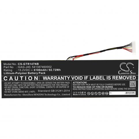 Batterij gigabyte aorus 17g xb