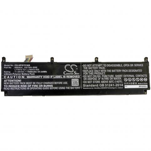 Batterij hp zbook studio g7 2j3h8pa