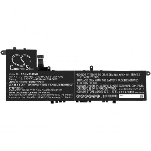 Batterij  lenovo l19d3pd3