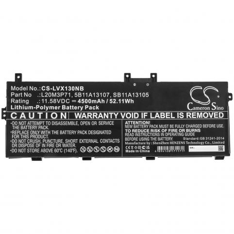 Batterij laptop lenovo thinkpad x13 yoga g2