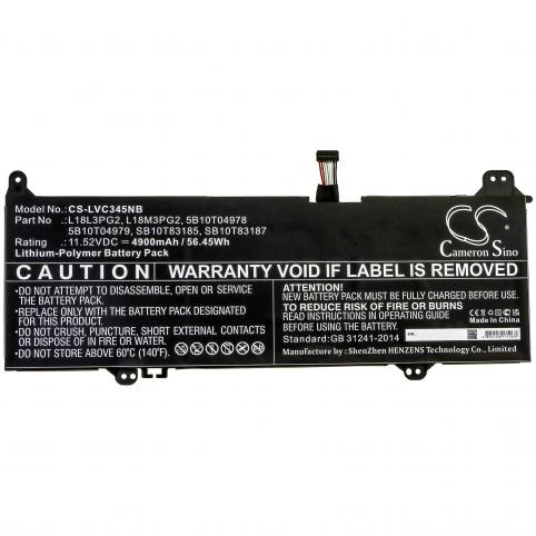 Batterij  lenovo sb10t83187