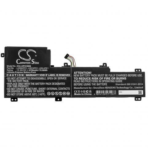 Batterij laptop lenovo ideapad 5 pro 16ihu6