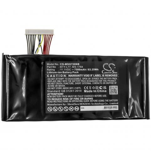 Batterij msi gt72 6qd dominator g heroes special edition