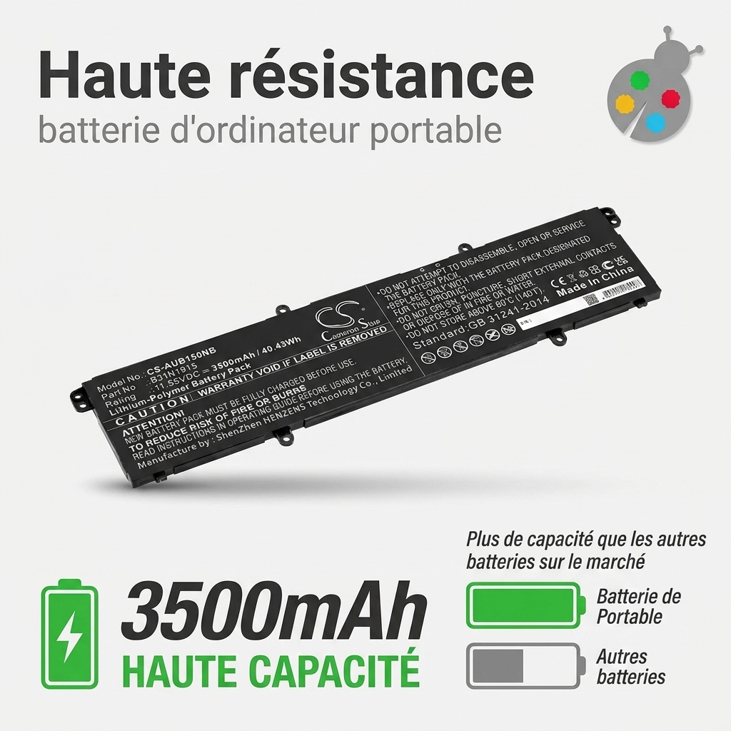 Batterij laptop asus expertbook b1 b1500c