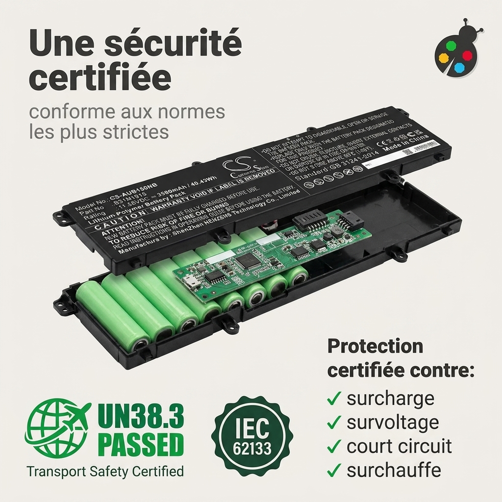 Batterij laptop asus expertbook b1 b1500c
