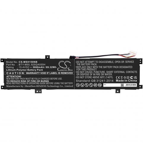 Batterij msi alpha 15 b5ee