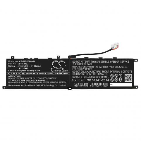Batterij msi gp76