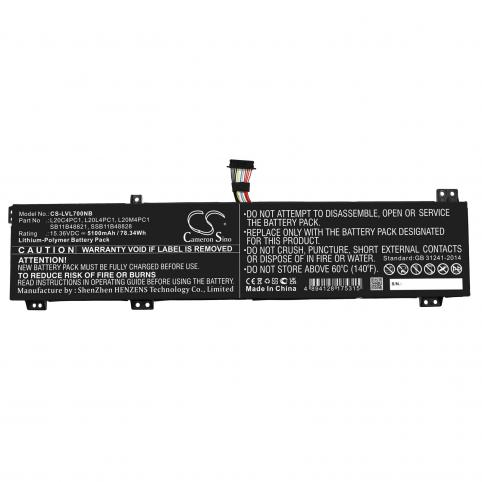 Batterij laptop lenovo legion 5 15ach 82ju00brge