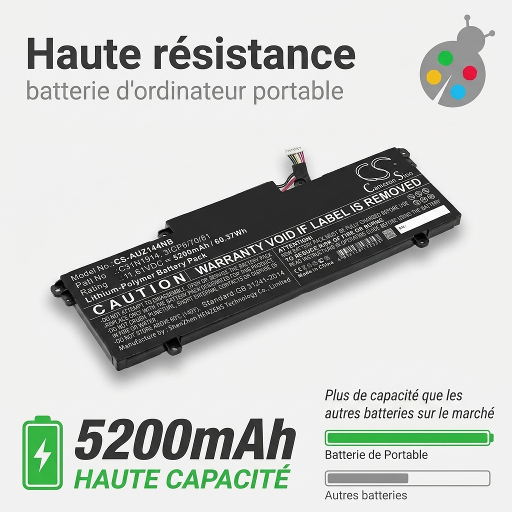 Batterij laptop asus zenbook 14 ultralight ux435eal