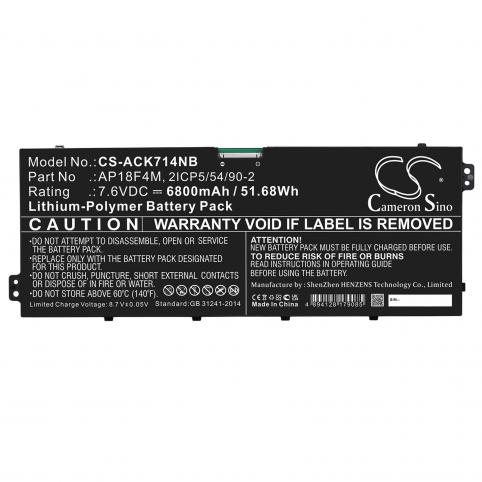 Batterij acer chromebook 715 cb715 1w 5433
