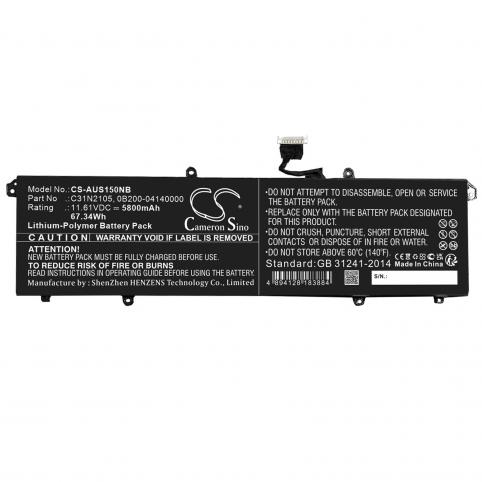 Batterij asus vivobook s 16x s5602za-l2066