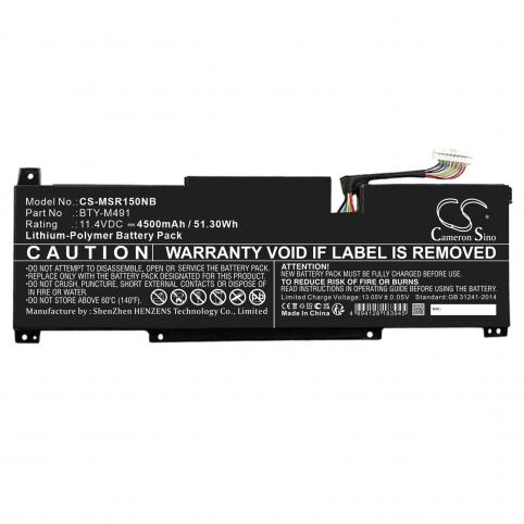 Batterij laptop msi modern 15 a10m-296in