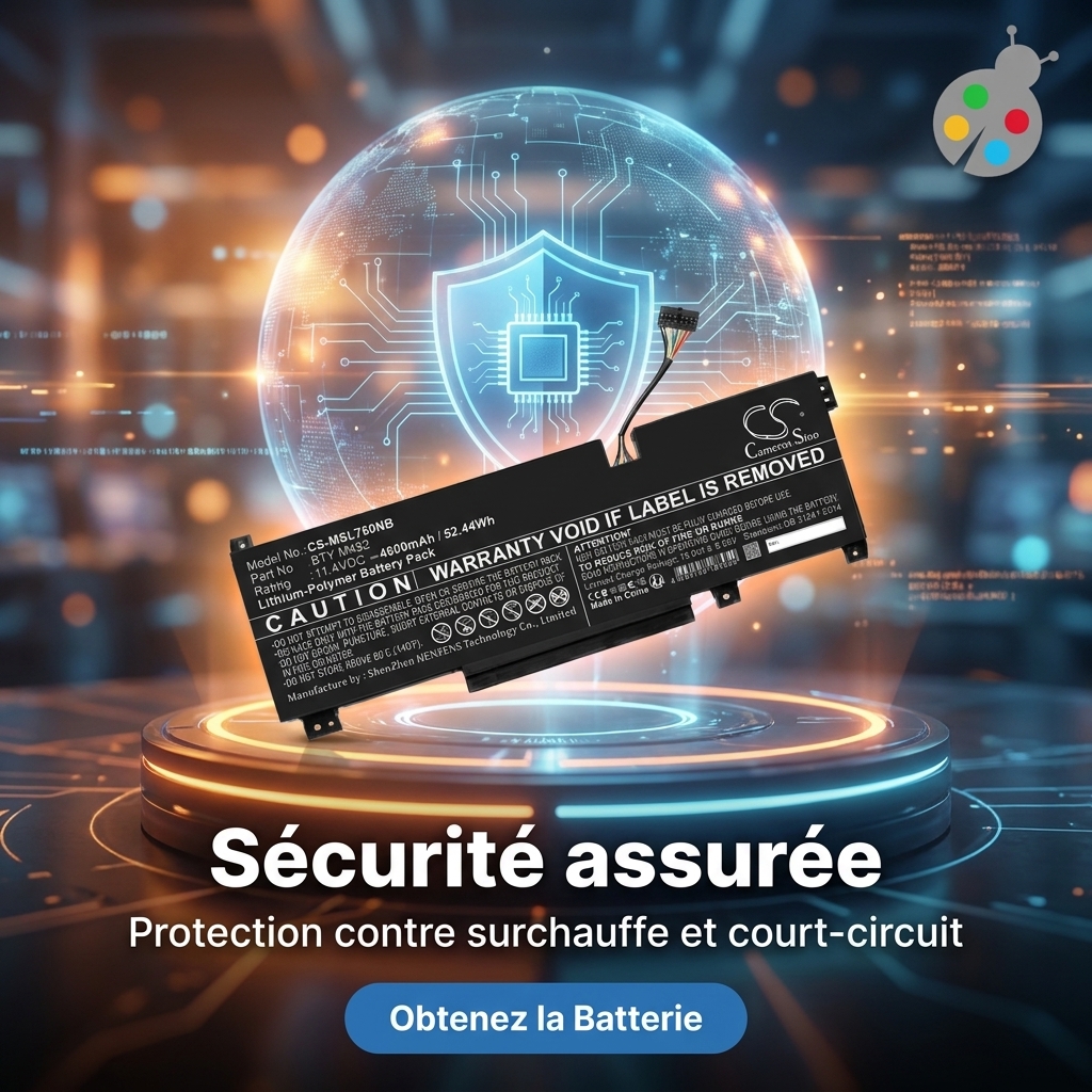 Batterij laptop msi katana gf76 connecteur blanc