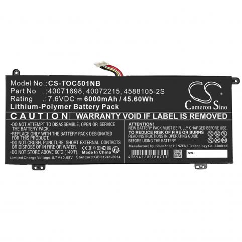 Batterij toshiba satellite pro c50-h