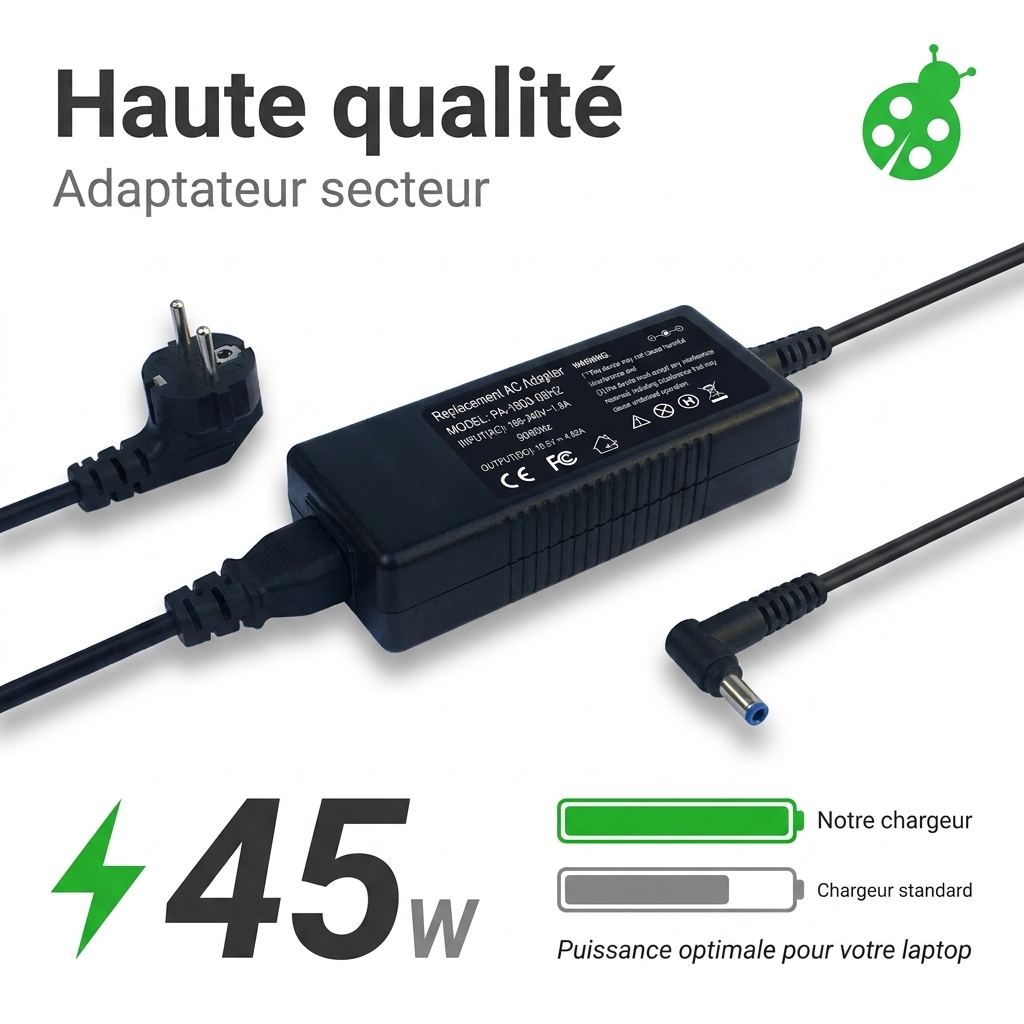 Oplader laptop hp  15s fq0075nf