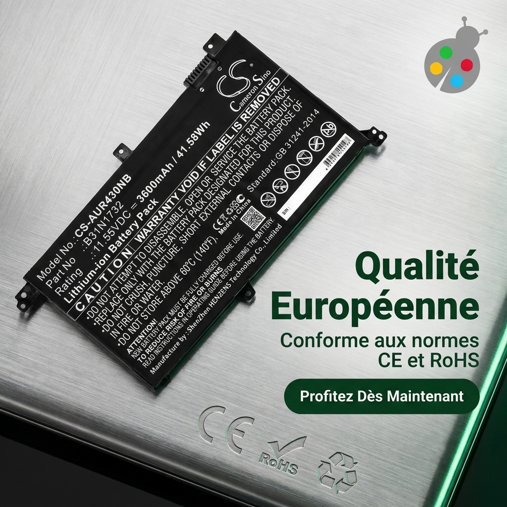 Batterij laptop asus fx571gt bq718t