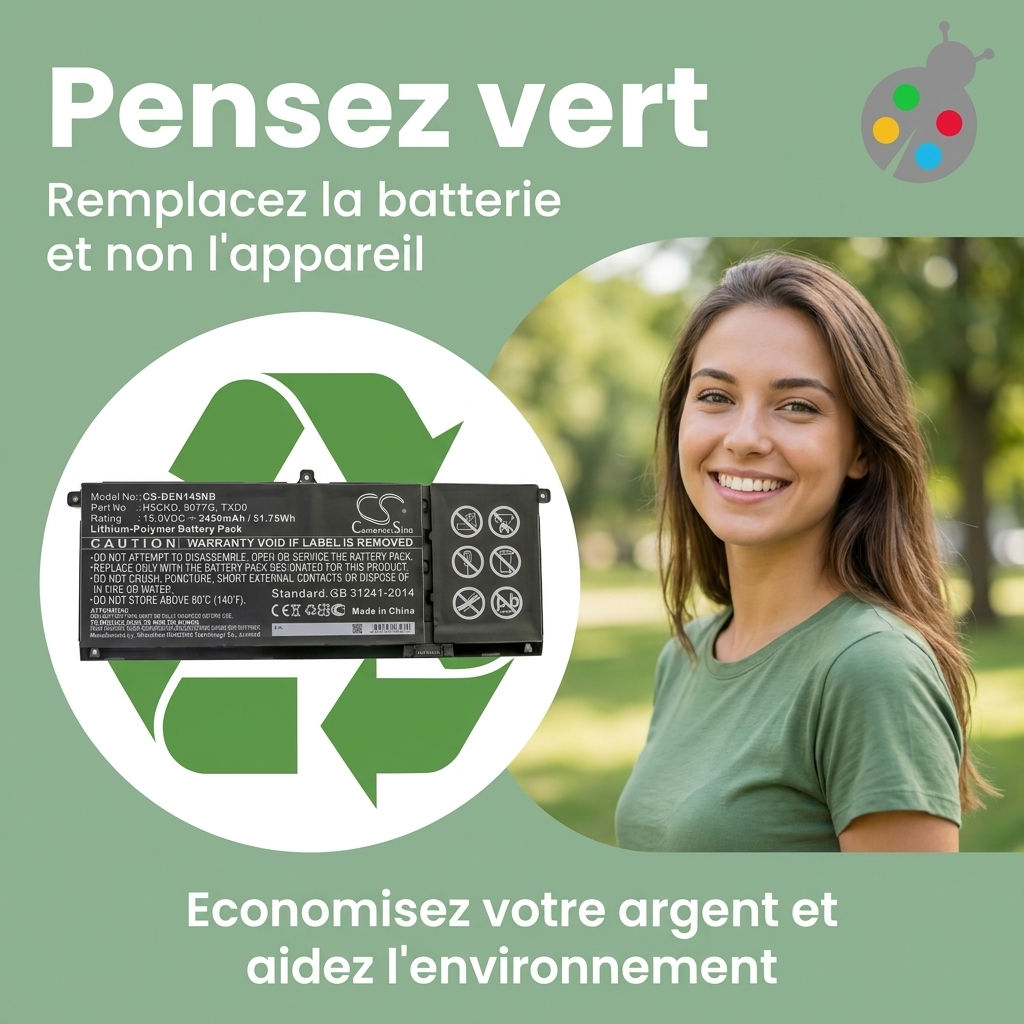 Batterij laptop dell inspiron 7506 2 en 1