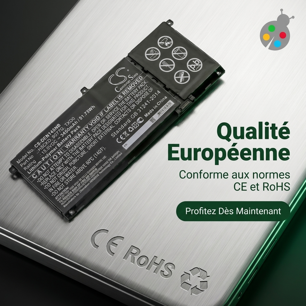 Batterij laptop dell inspiron 7506 2 en 1