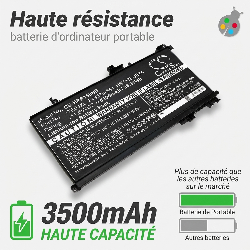 Batterij laptop hp wasd 15 ax030tx