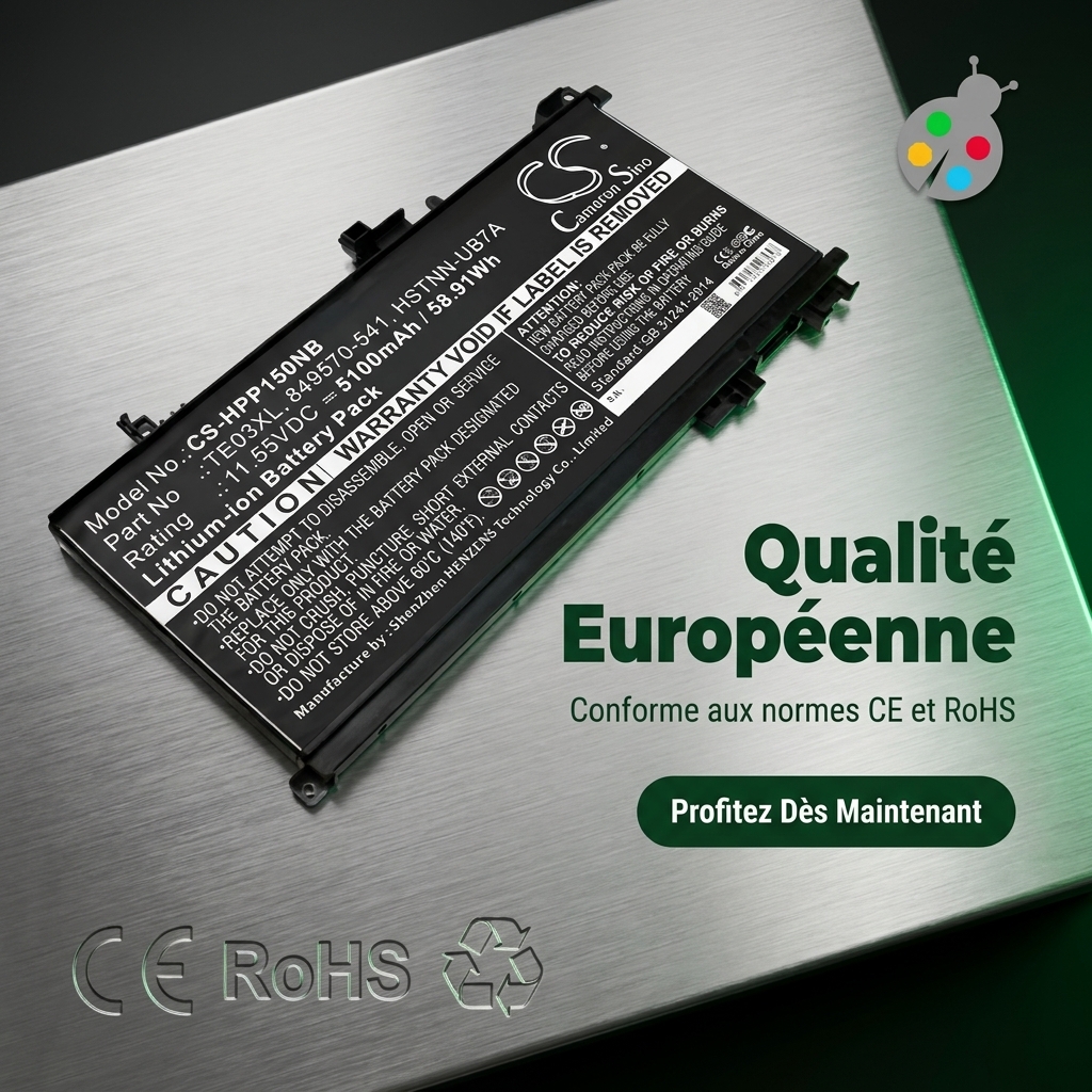 Batterij laptop hp wasd 15 ax030tx