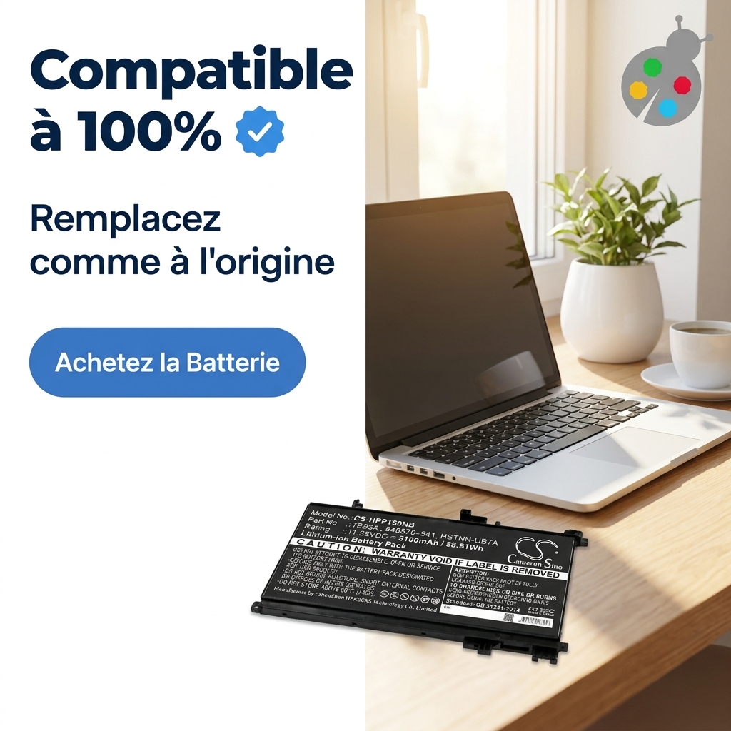 Batterij laptop hp wasd 15 ax030tx