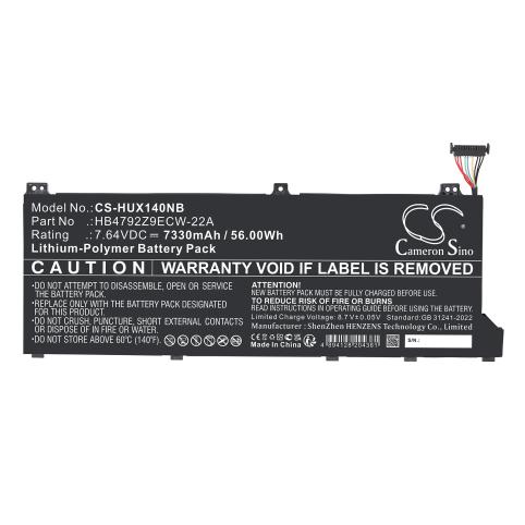 Batterij laptop honor magicbook 14 i7-1165g7