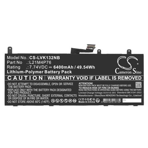 Batterij laptop lenovo thinkpad x13s gen 1 21bx000ngq