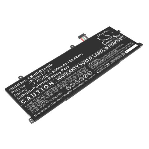 Batterij laptop hp book pro 16