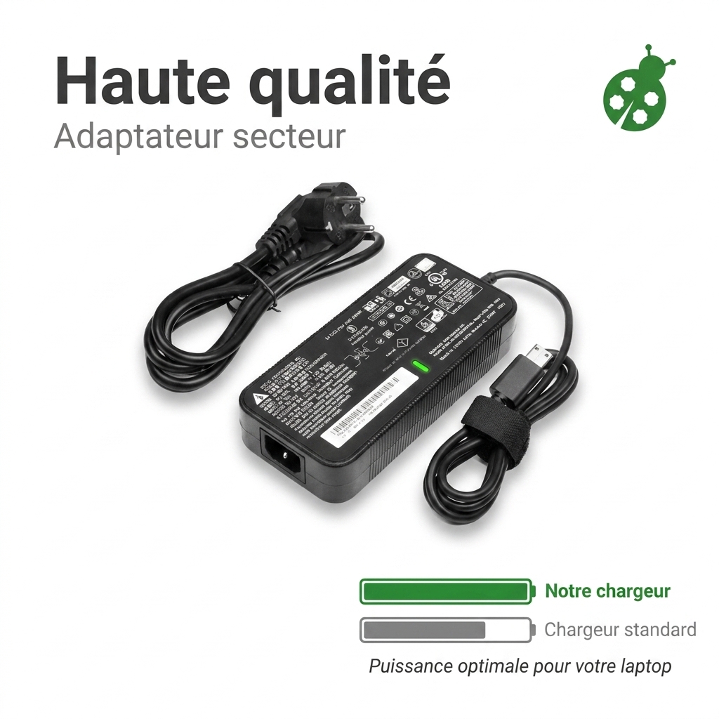 Oplader laptop msi creatorpro x18 hx a14vmg ms-1822