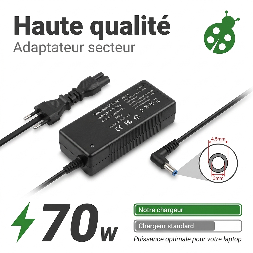 Oplader laptop dell inspiron 15 3501