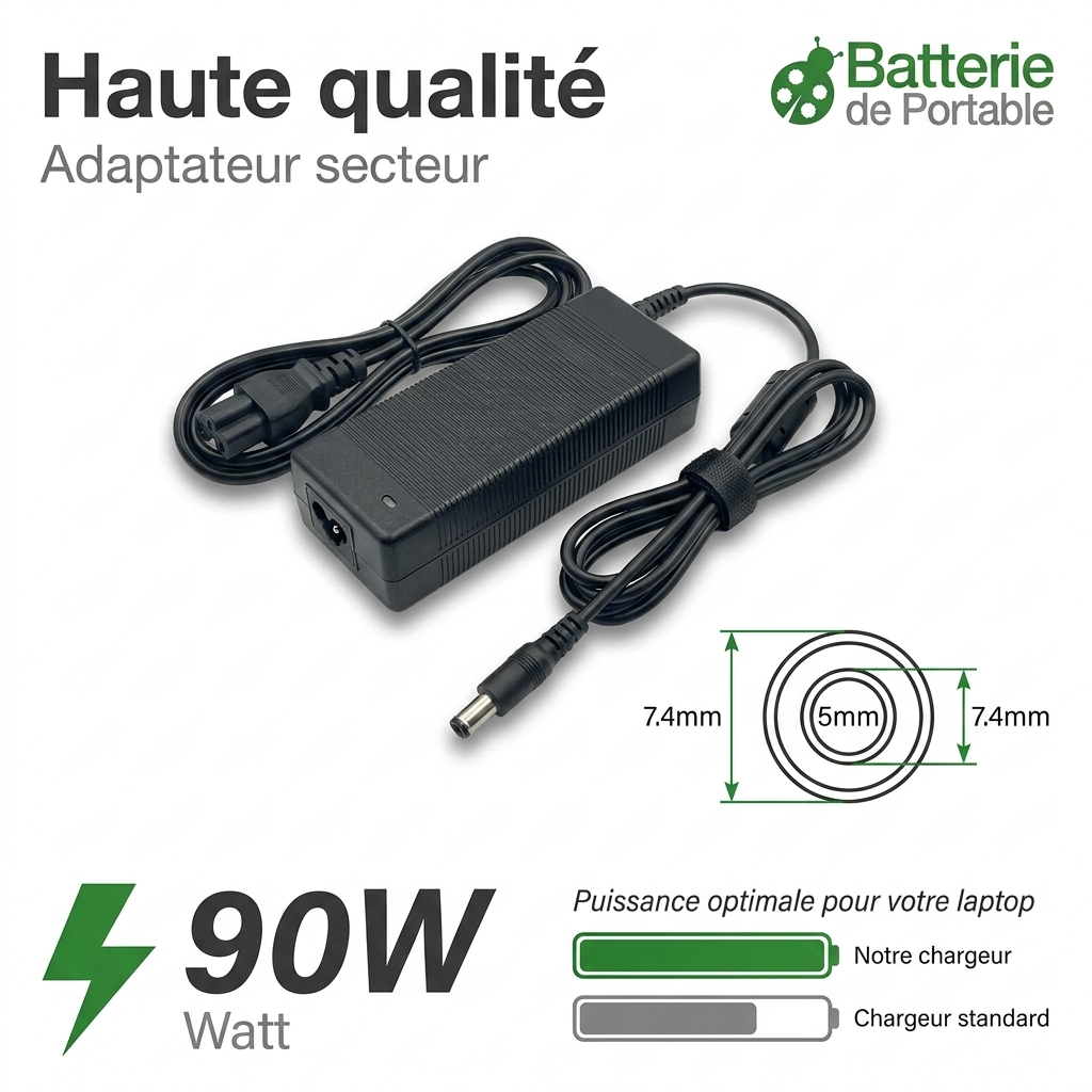 Oplader laptop hp  elitebook 2560p