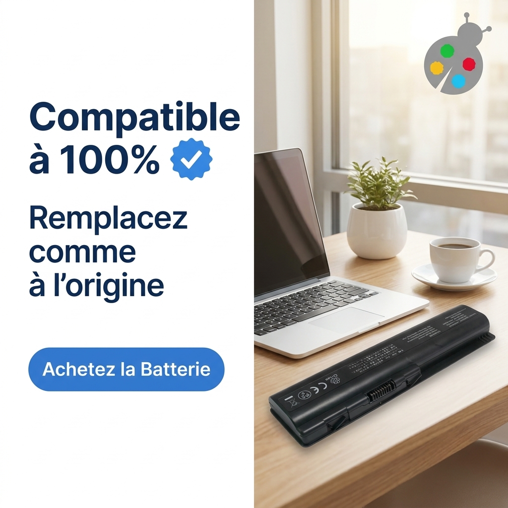 Batterij laptop hp pavilion dv6 1320sf