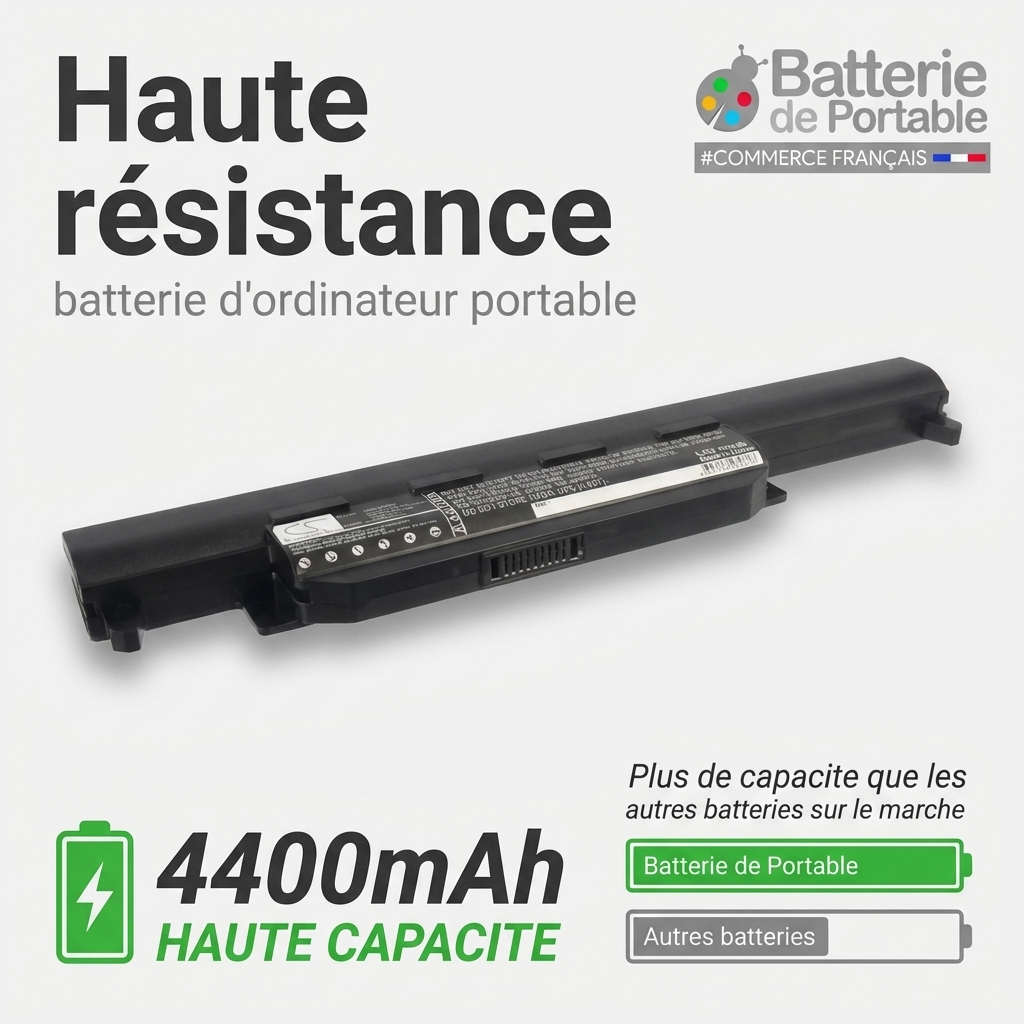 Batterij laptop asus k55vm