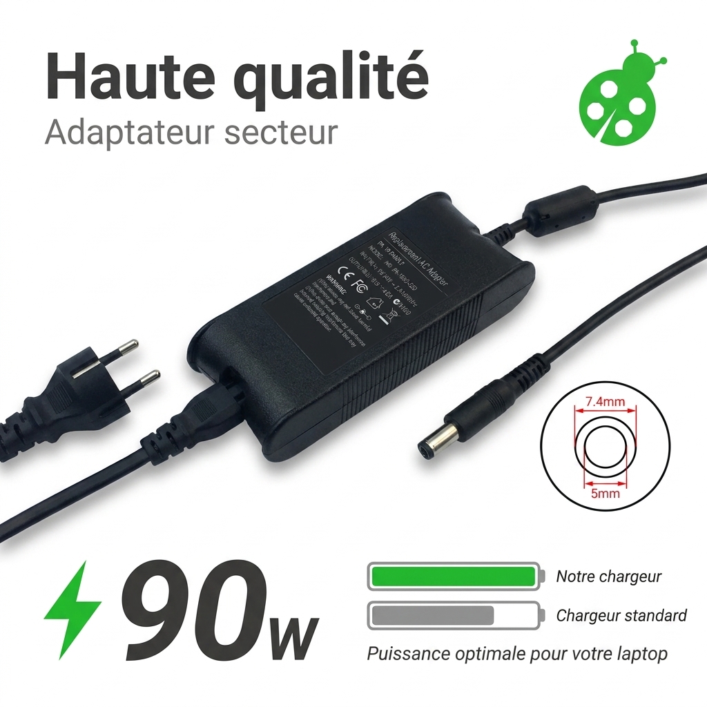 Oplader laptop dell vostro 2520