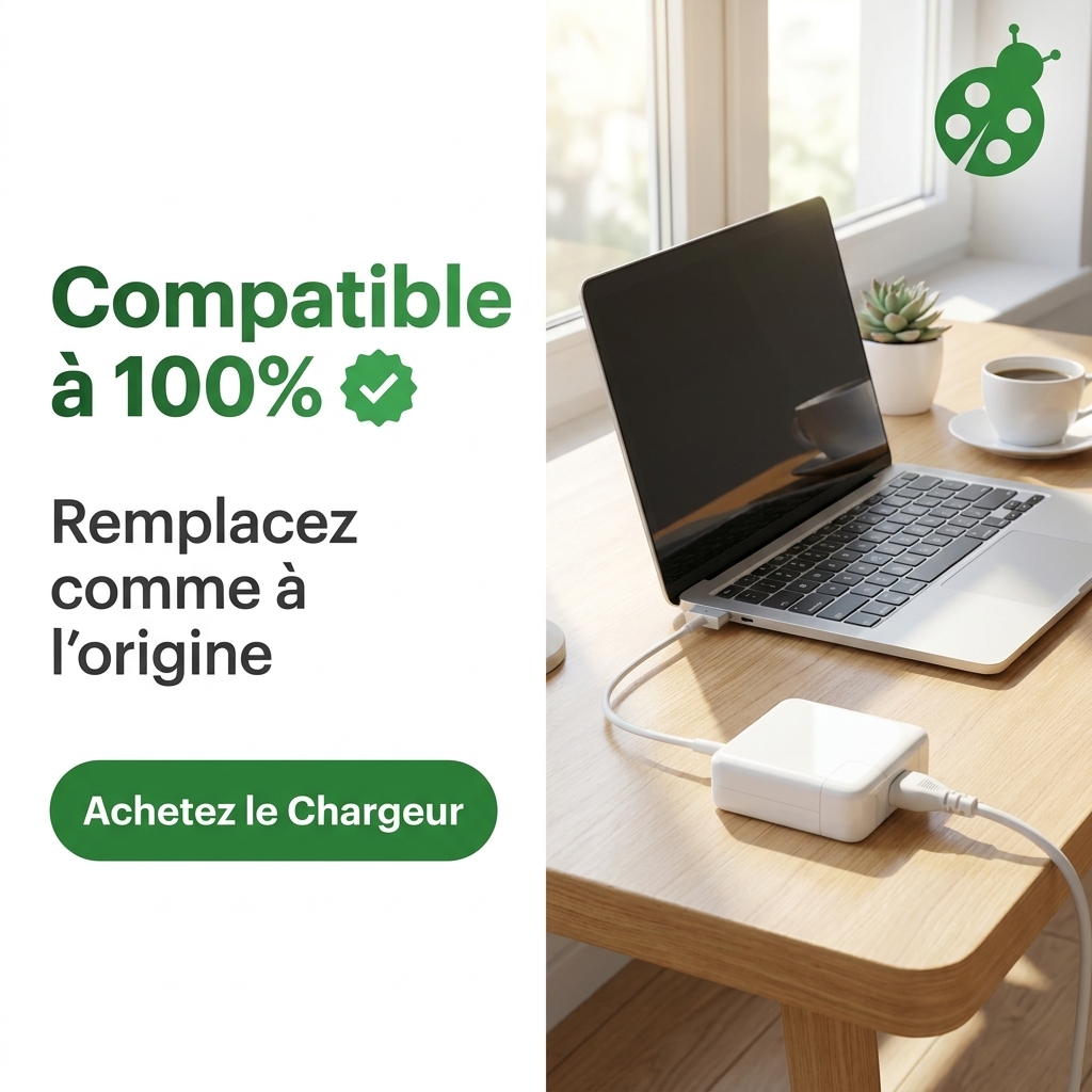 Oplader laptop  macbook air 13 début 2015