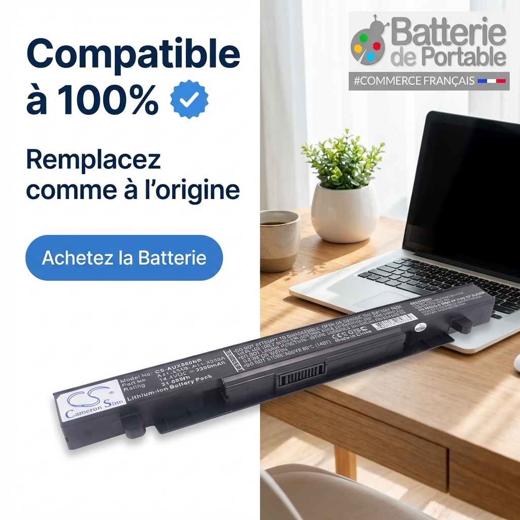 Batterij laptop asus a550jk