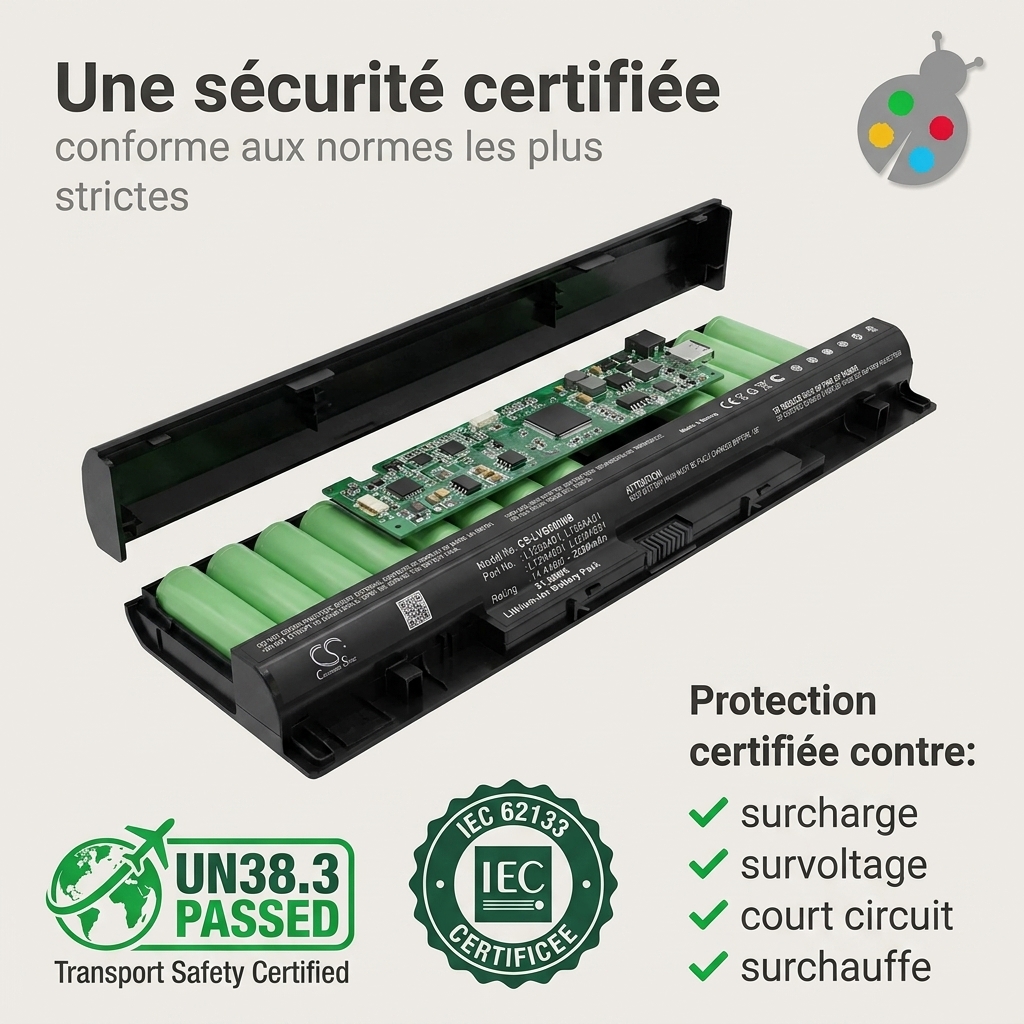 Batterij laptop lenovo g505s touch