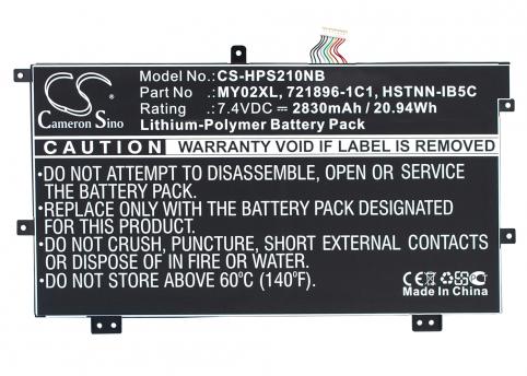 Batterij hp slatebook x2