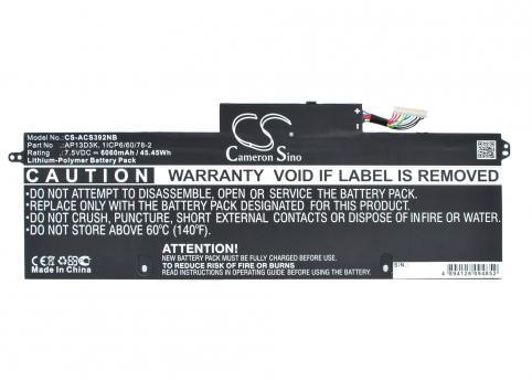 Batterij laptop acer aspire s3-392g