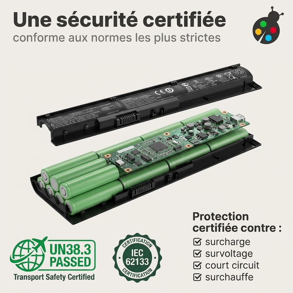 Batterij laptop hp 17 p105nf