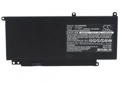 Batterij asus n750jv t4069h