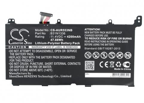 Batterij asus vivobook s551ln