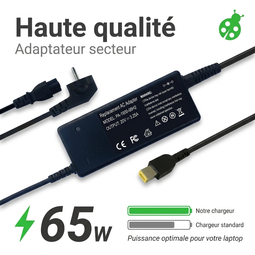 Oplader laptop lenovo ideapad b50 70