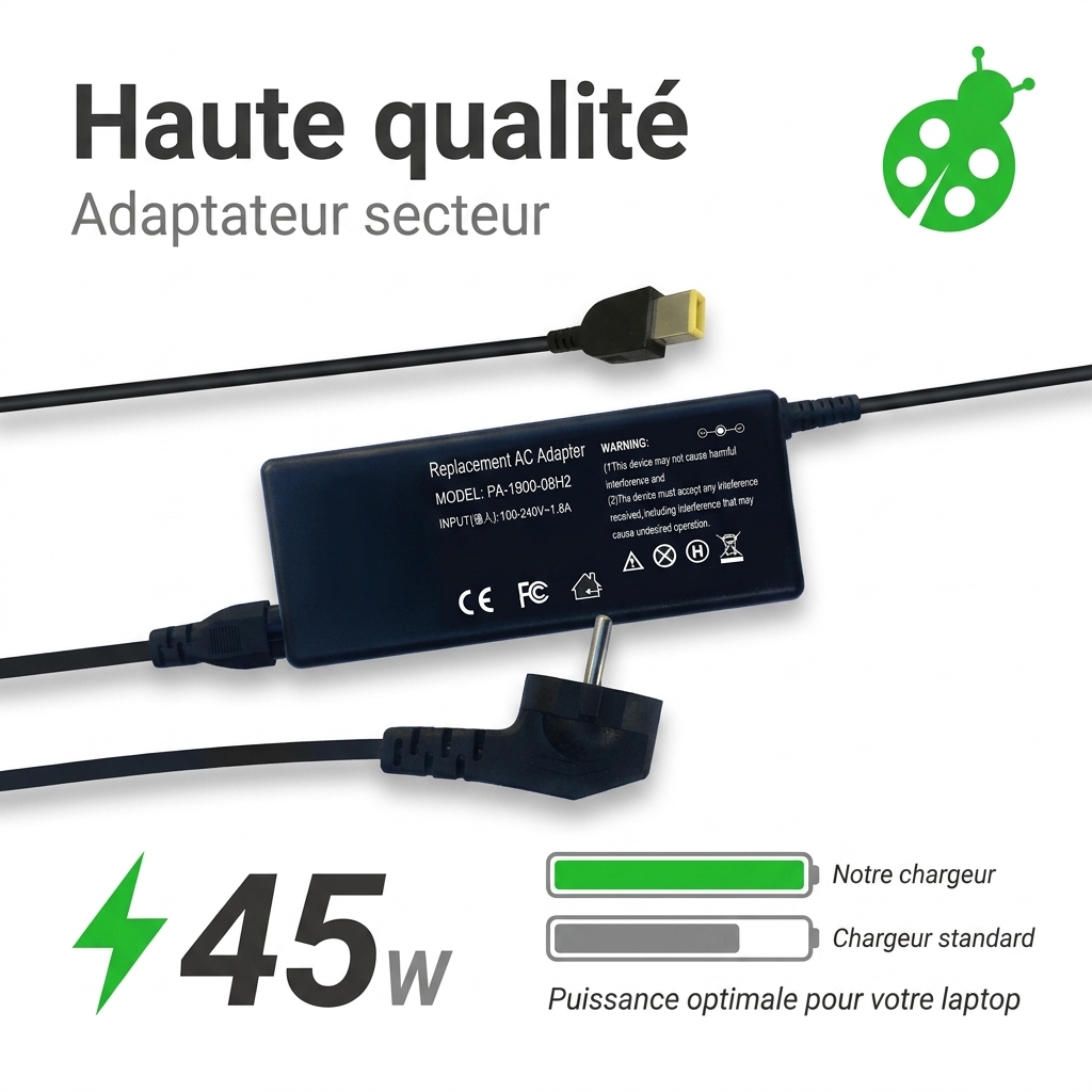 Oplader laptop lenovo ideapad 500s