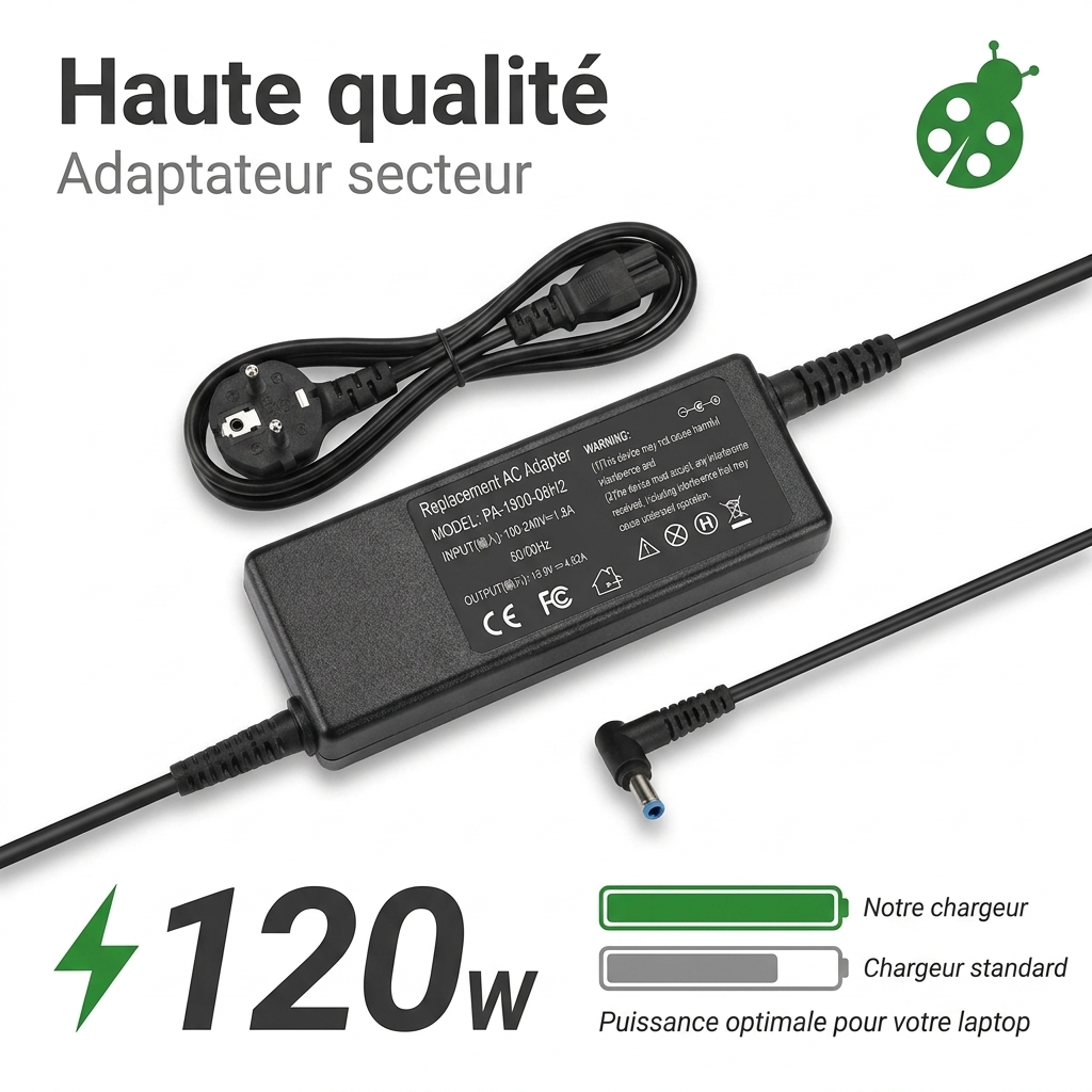 Oplader laptop hp  envy 17 j067ez