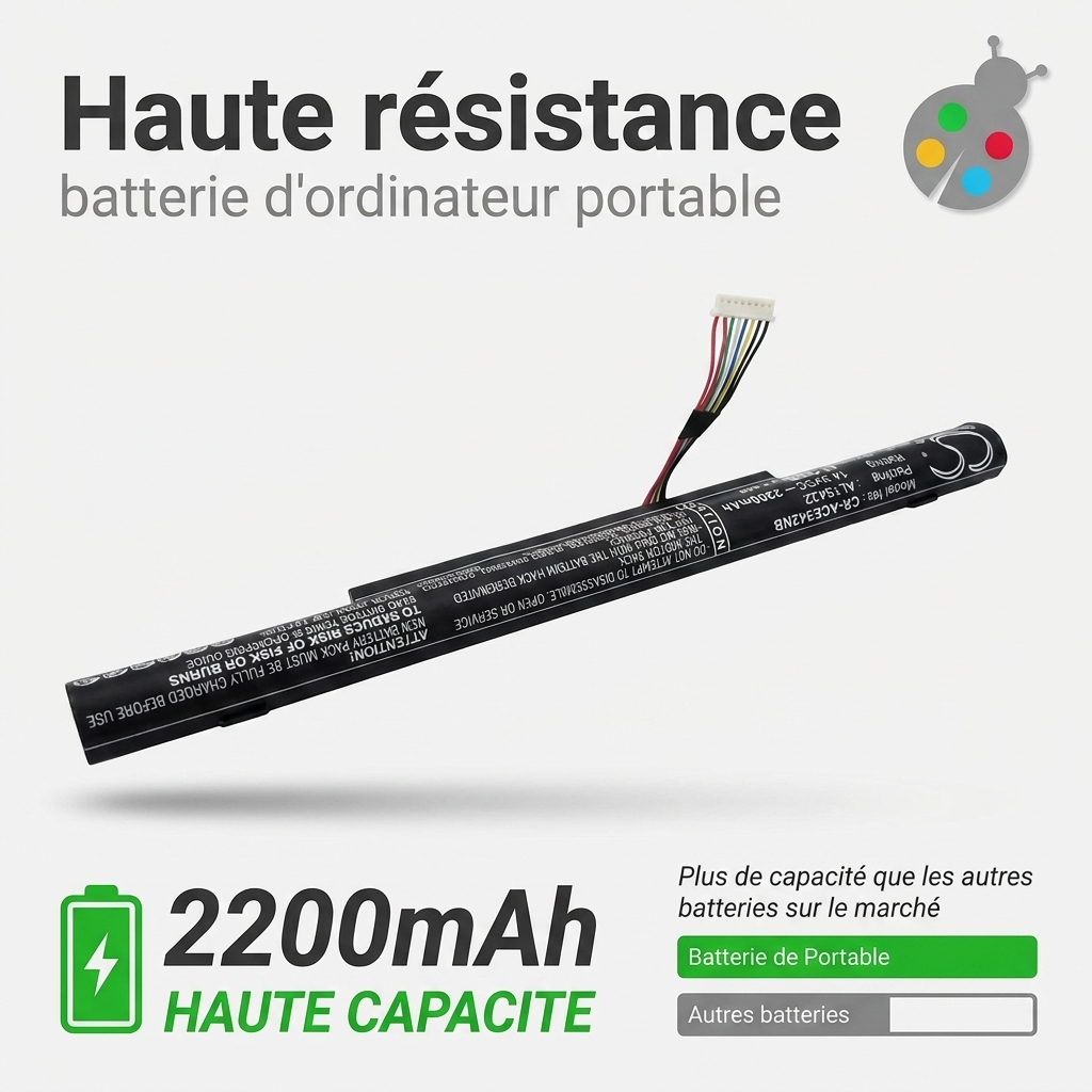 Batterij laptop acer travelmate p257 mg