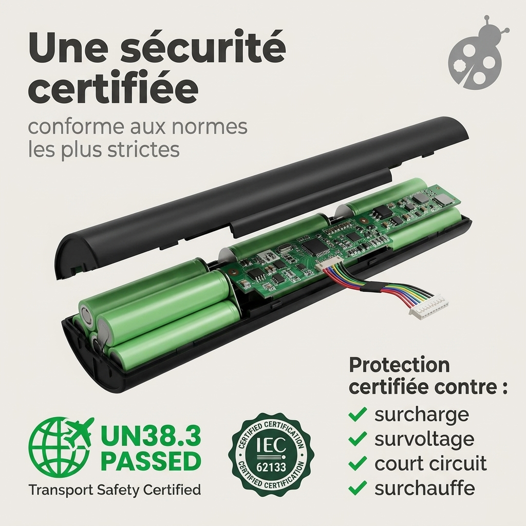 Batterij laptop acer travelmate p257 mg