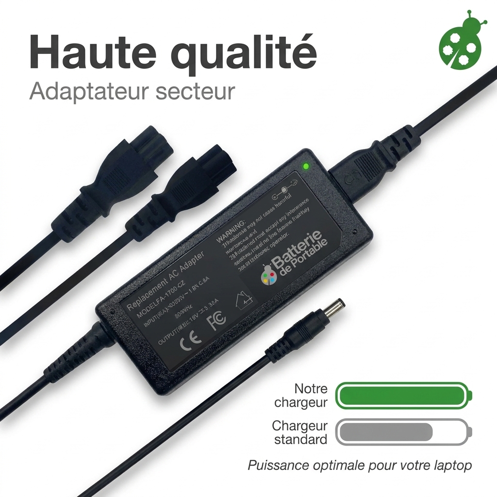 Oplader laptop medion akoya e1240t