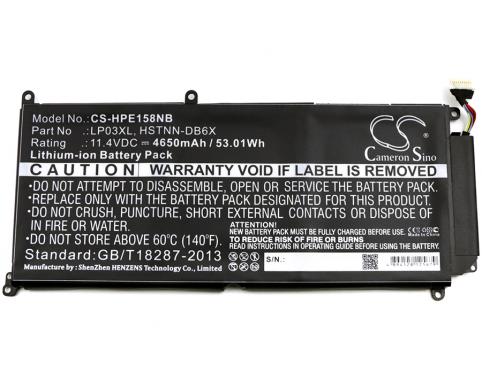 Refc batterij 807417 005
