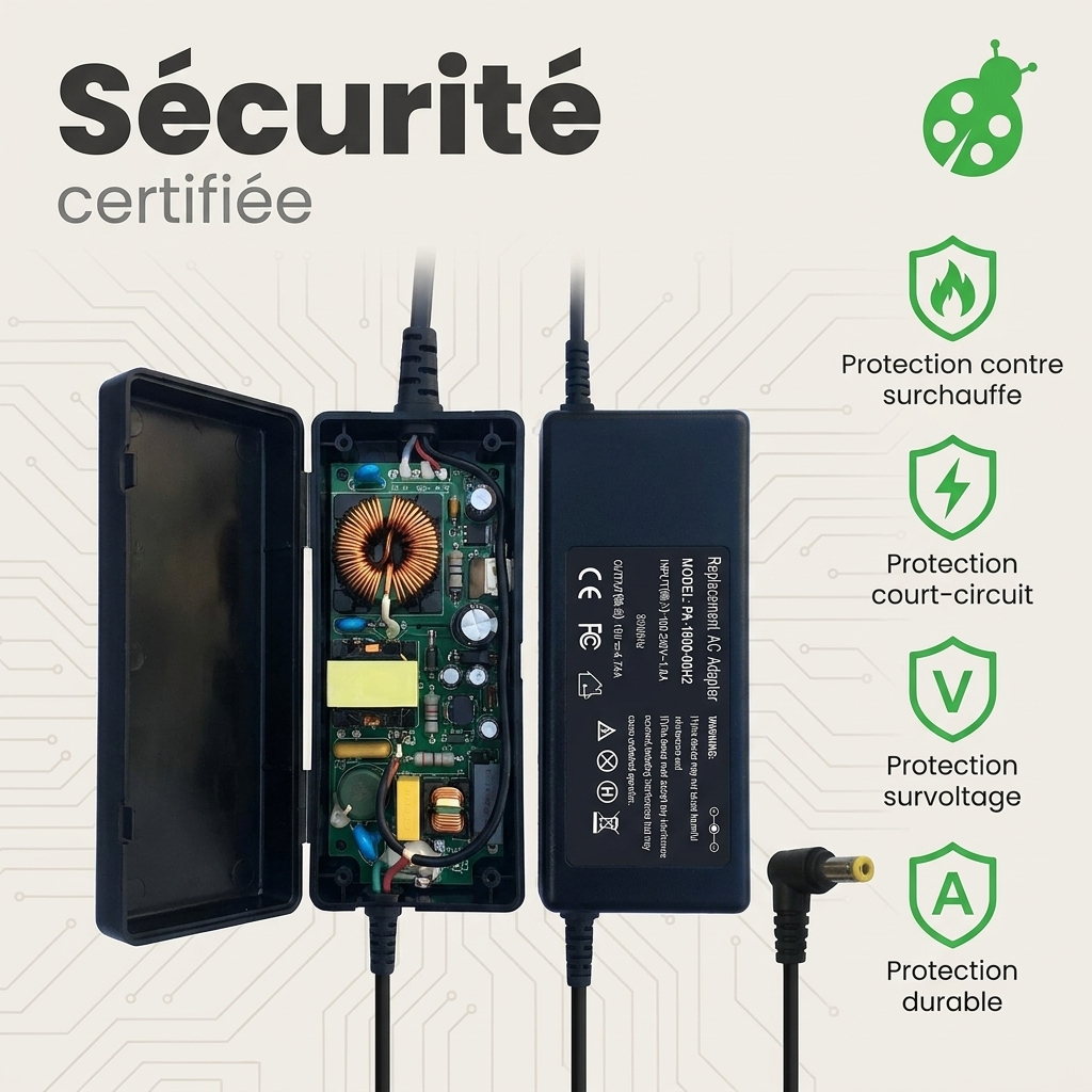 Oplader laptop essentielb smart mouv 1502
